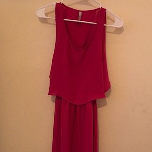 Pink Chiffon Dress
